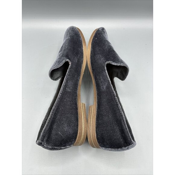 DV Dolce‎ Vida Womens Grey Velvet Flats Slip On Size 8 Shoes - Picture 5 of 7